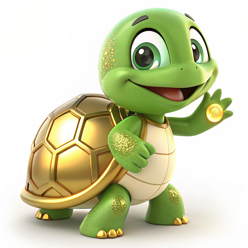 Jabuti, the studio mascot